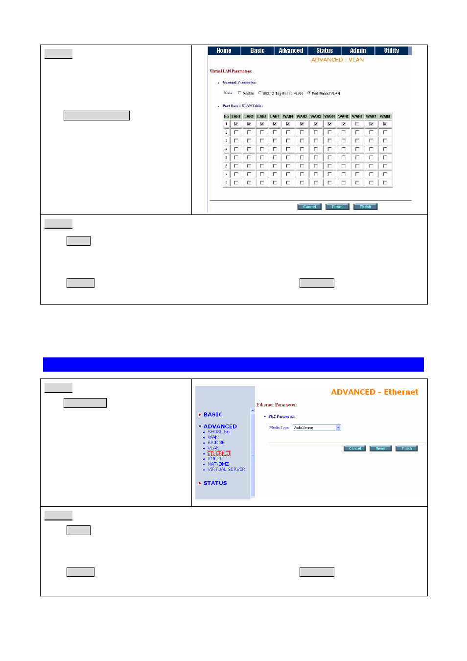 5 ethernet, Web ui configuration | PLANET GRT-501 User Manual | Page 27 / 52