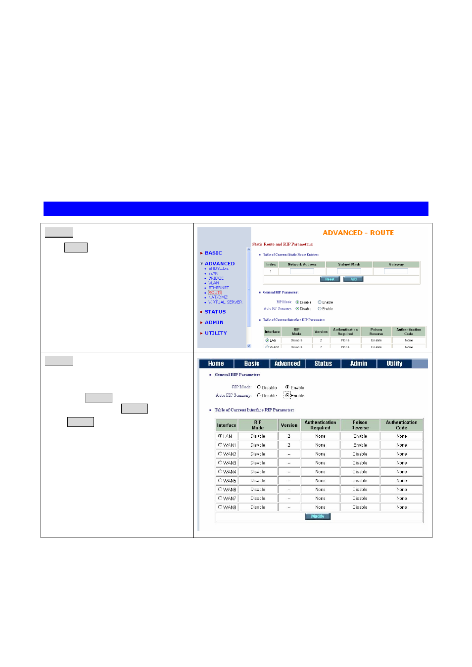 6 route, Web ui configuration | PLANET GRT-501 User Manual | Page 28 / 51