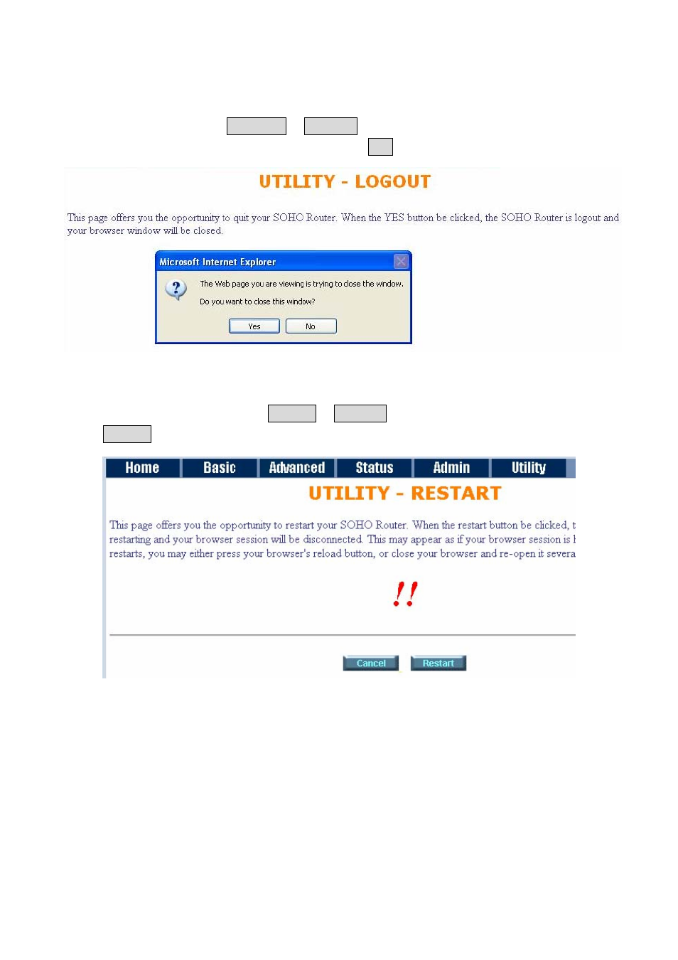 4 logout, 5 restart | PLANET GRT-501 User Manual | Page 41 / 51