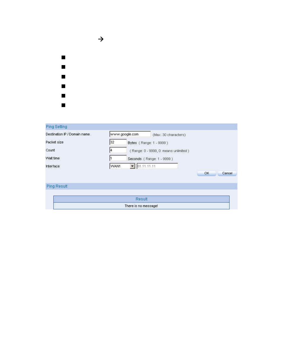 1 ping | PLANET BM-2101 User Manual | Page 261 / 278