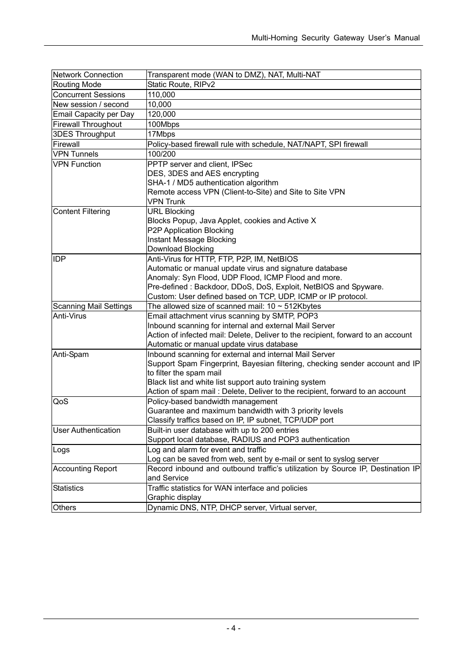 PLANET CS-1000 User Manual | Page 10 / 226