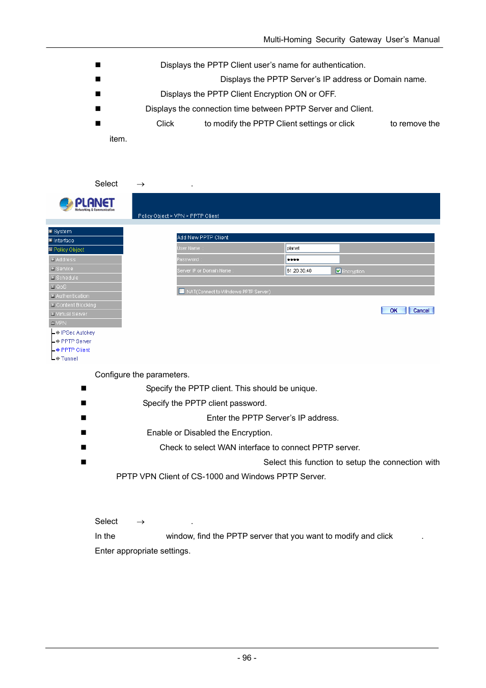 PLANET CS-1000 User Manual | Page 102 / 226