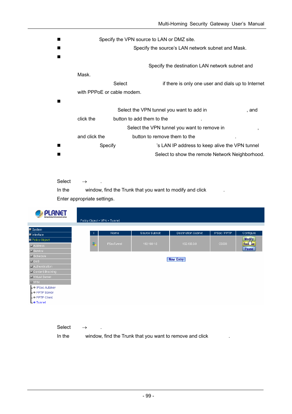 PLANET CS-1000 User Manual | Page 105 / 226