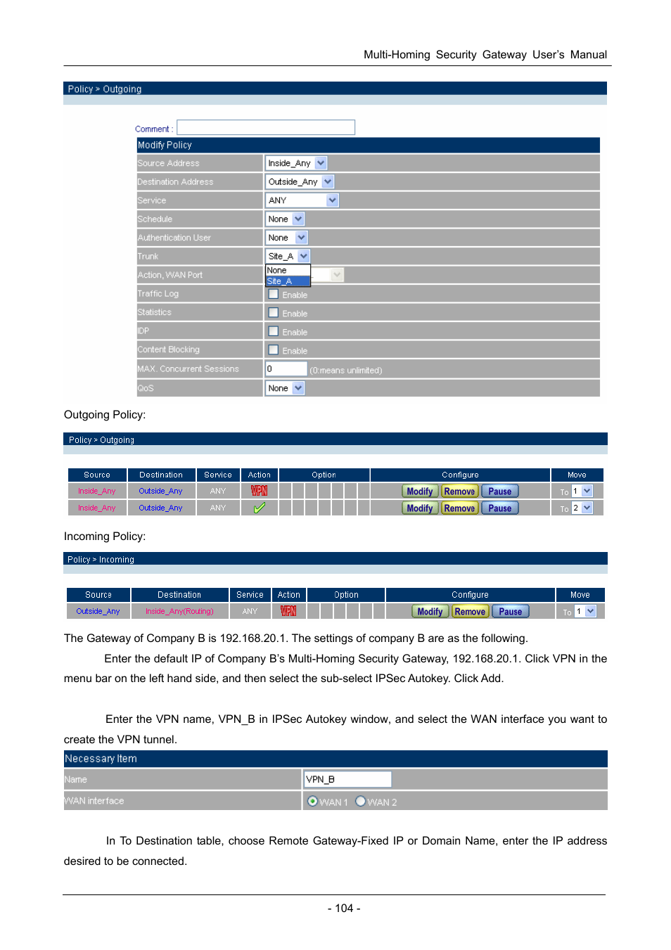 PLANET CS-1000 User Manual | Page 110 / 226