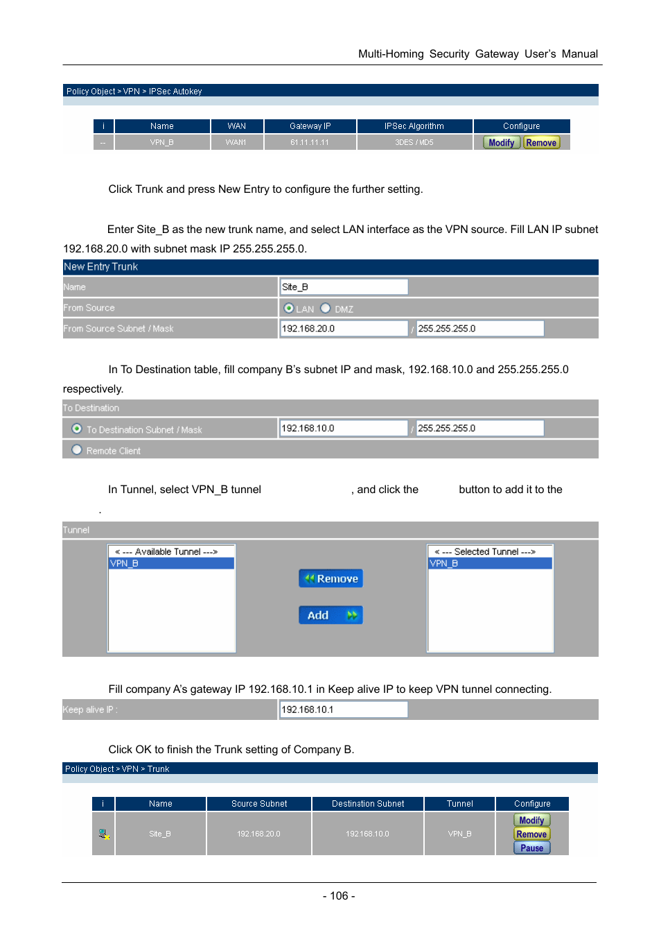 PLANET CS-1000 User Manual | Page 112 / 226