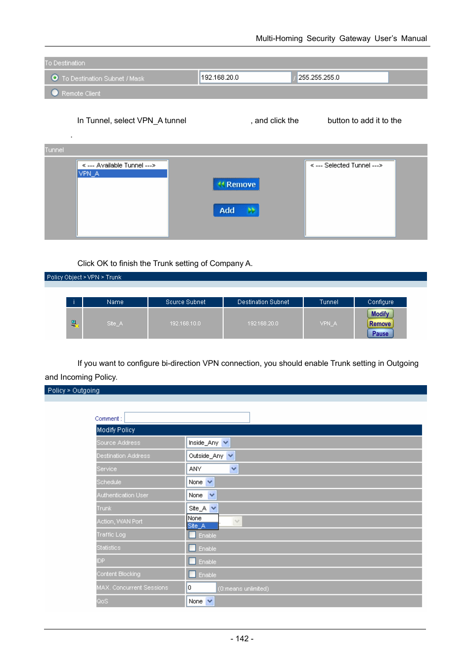 PLANET CS-1000 User Manual | Page 148 / 226