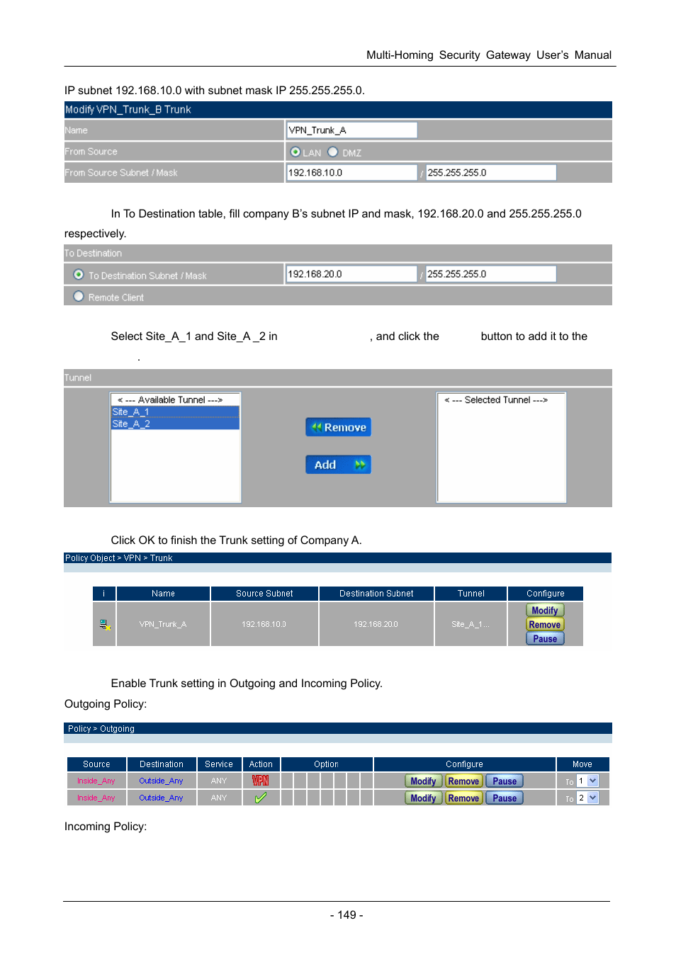 PLANET CS-1000 User Manual | Page 155 / 226