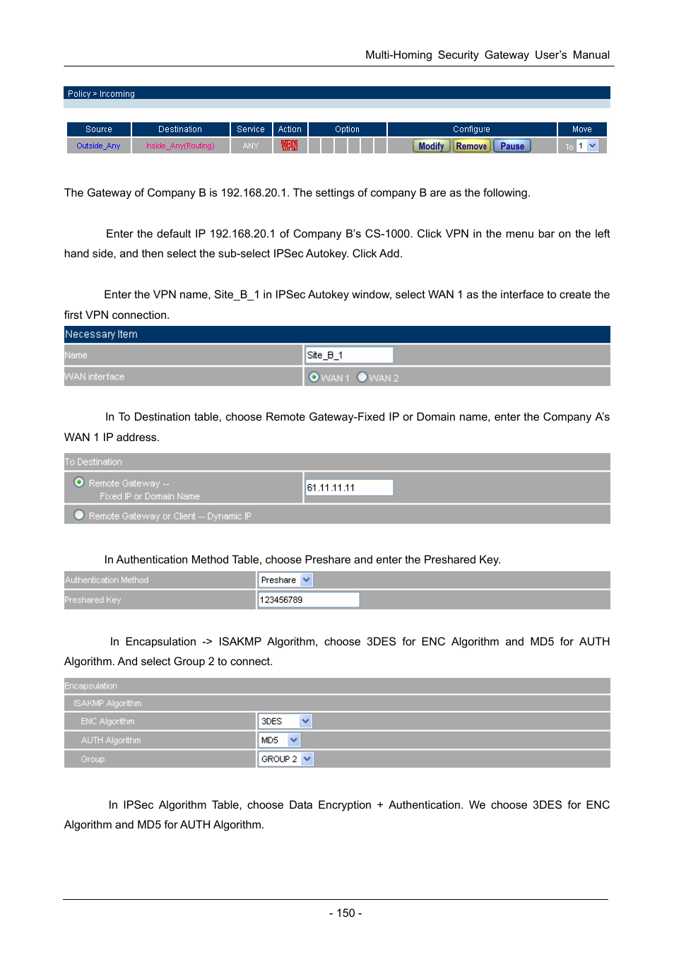 PLANET CS-1000 User Manual | Page 156 / 226