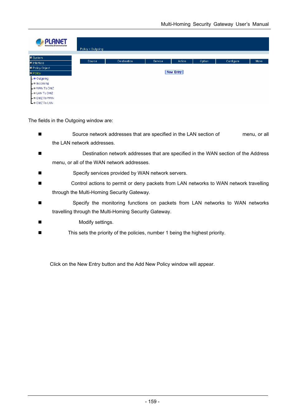 PLANET CS-1000 User Manual | Page 165 / 226
