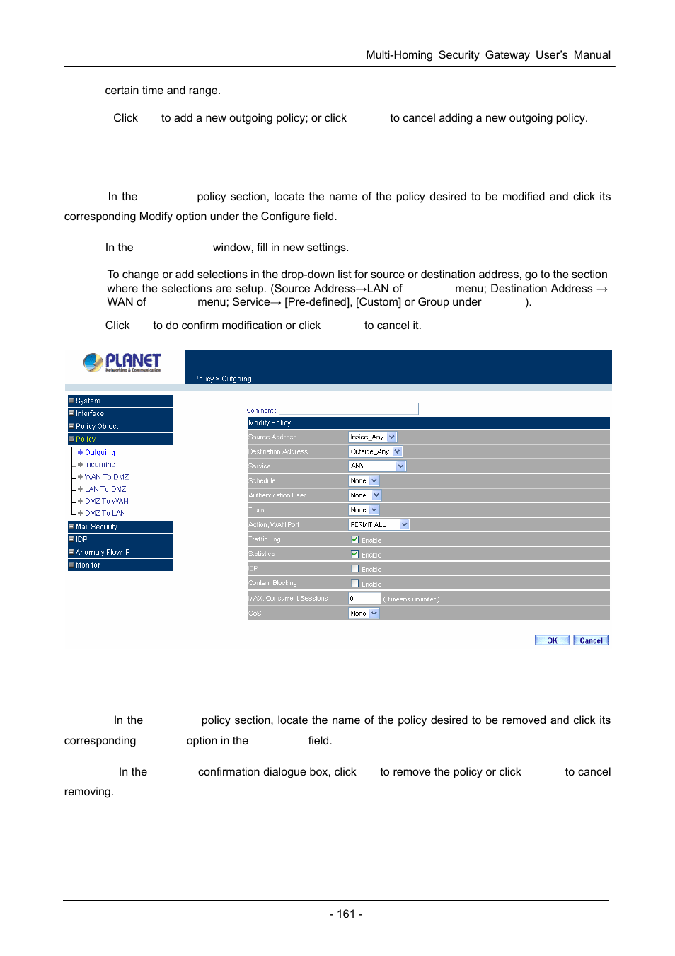 PLANET CS-1000 User Manual | Page 167 / 226