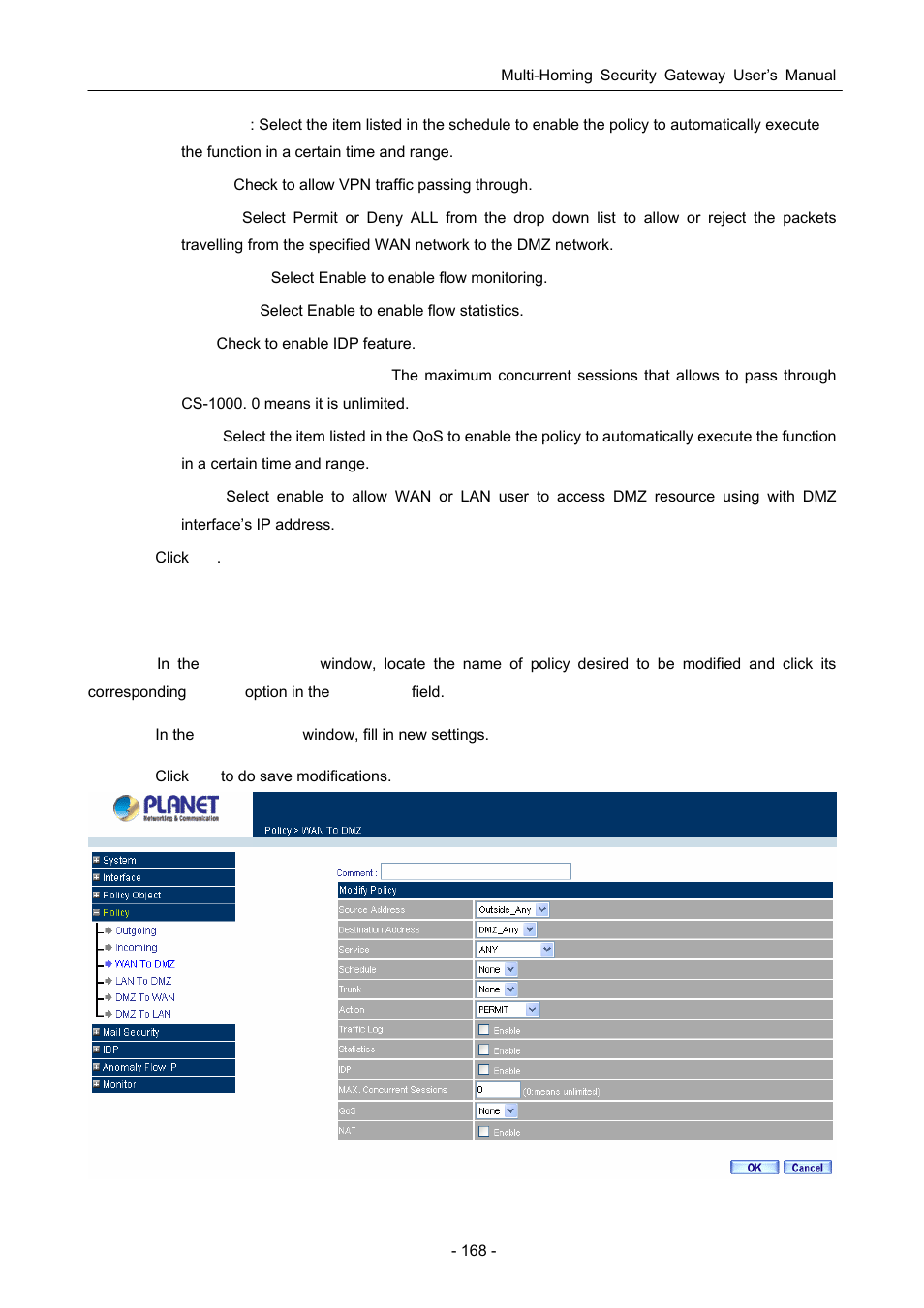 PLANET CS-1000 User Manual | Page 174 / 226