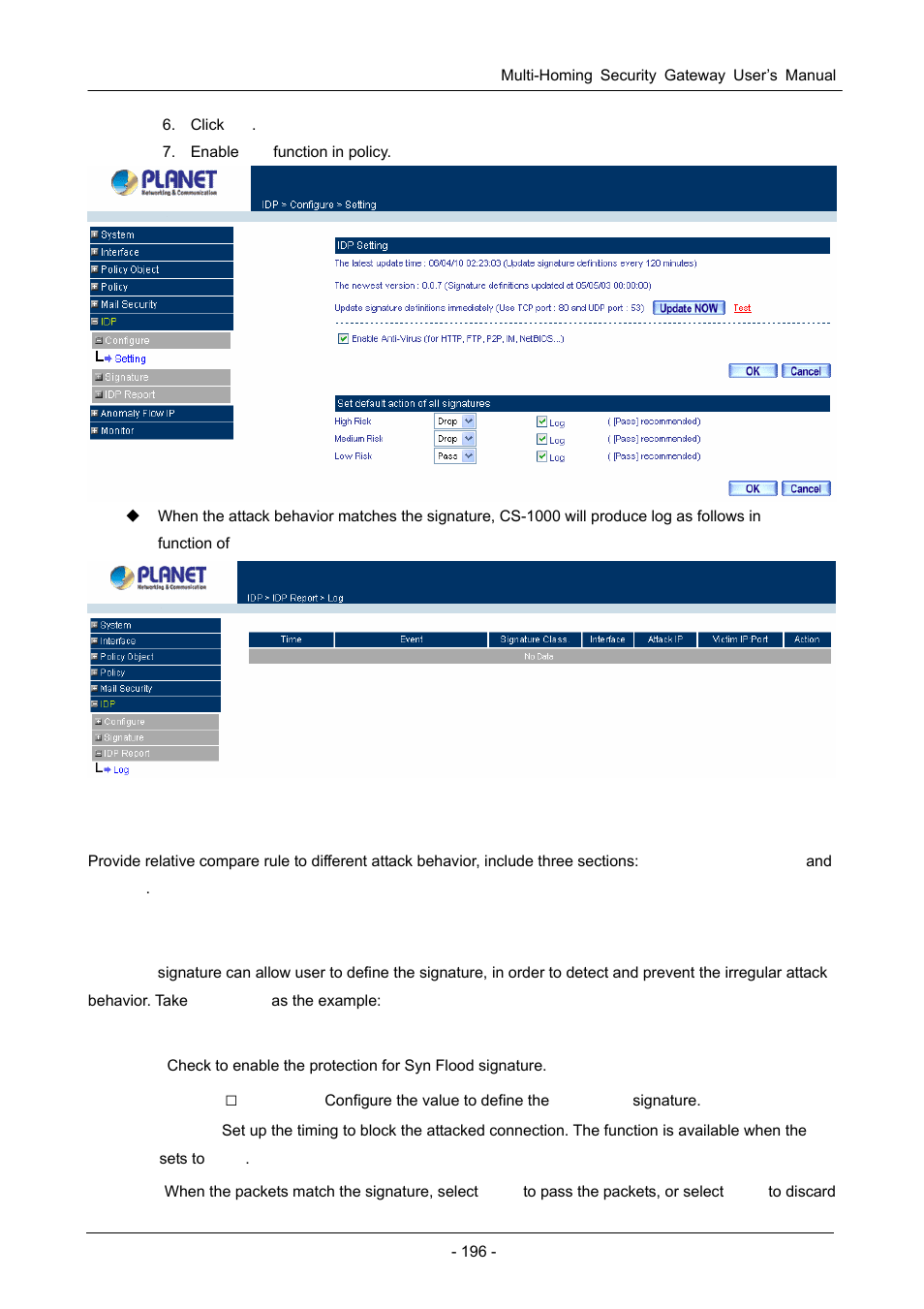 2 signature | PLANET CS-1000 User Manual | Page 202 / 226