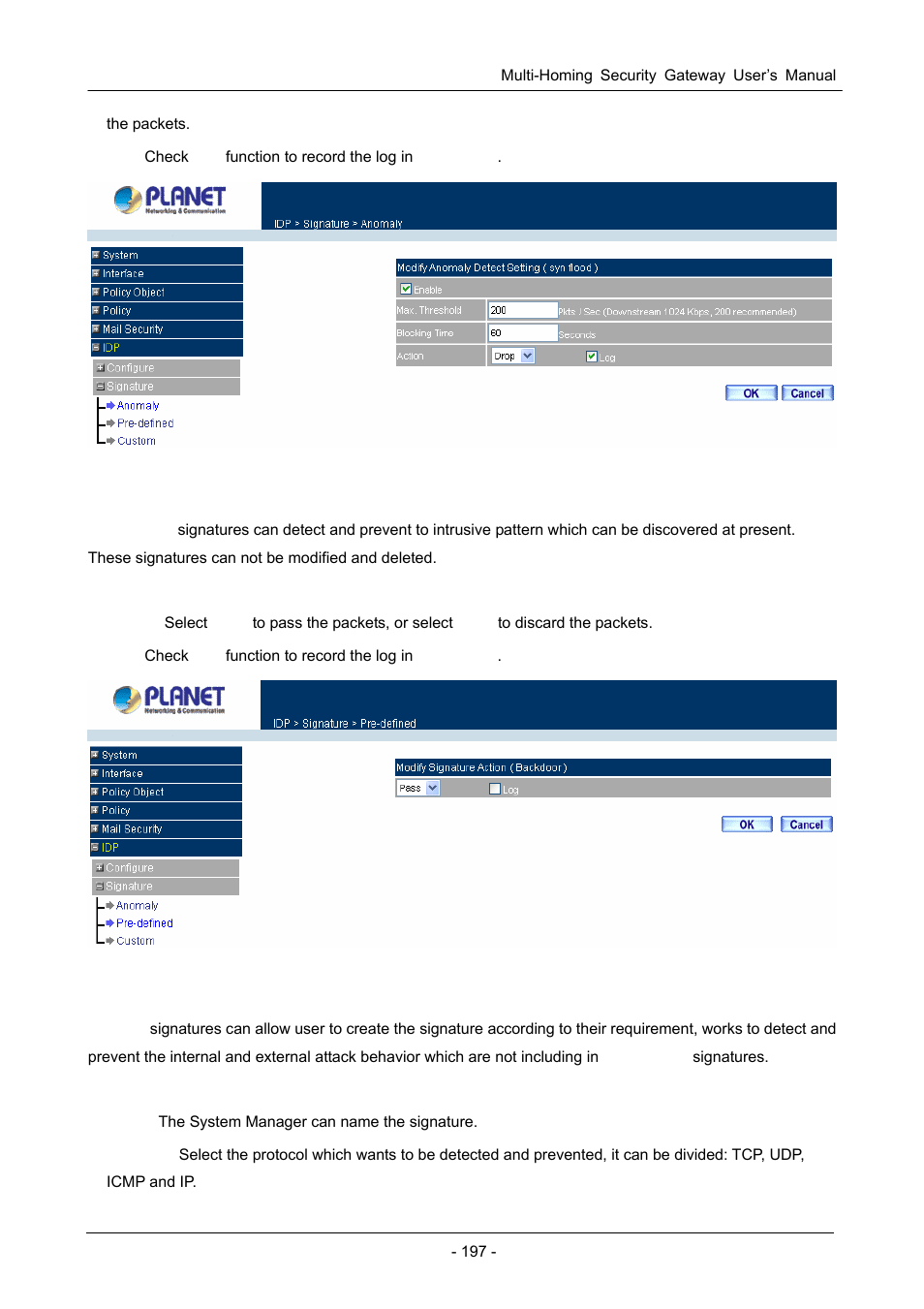 PLANET CS-1000 User Manual | Page 203 / 226