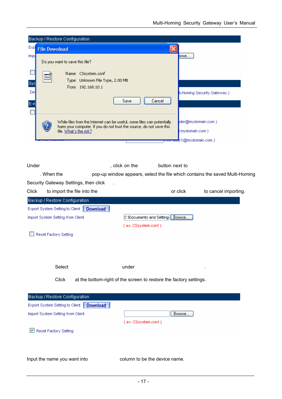 PLANET CS-1000 User Manual | Page 23 / 226