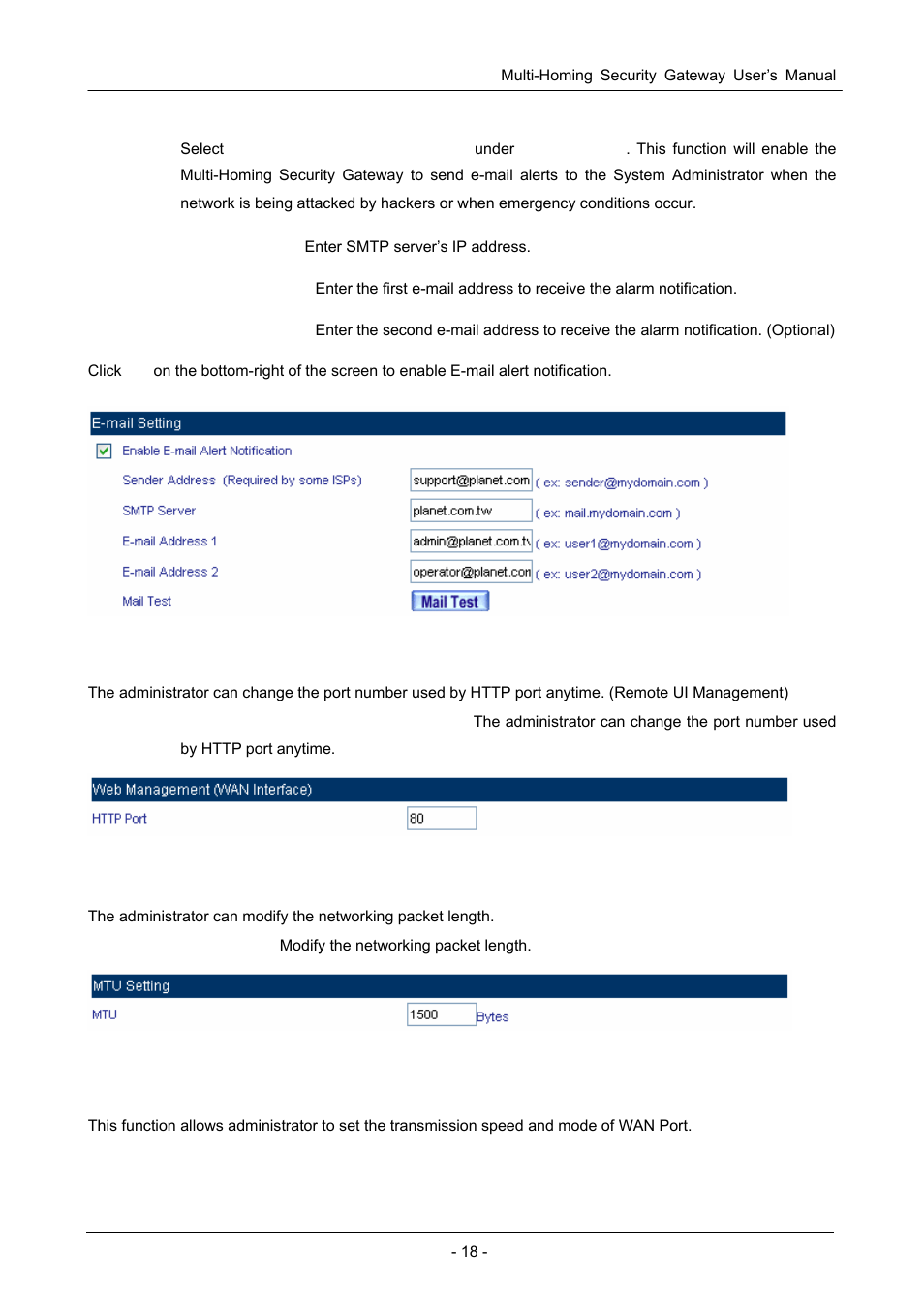 PLANET CS-1000 User Manual | Page 24 / 226