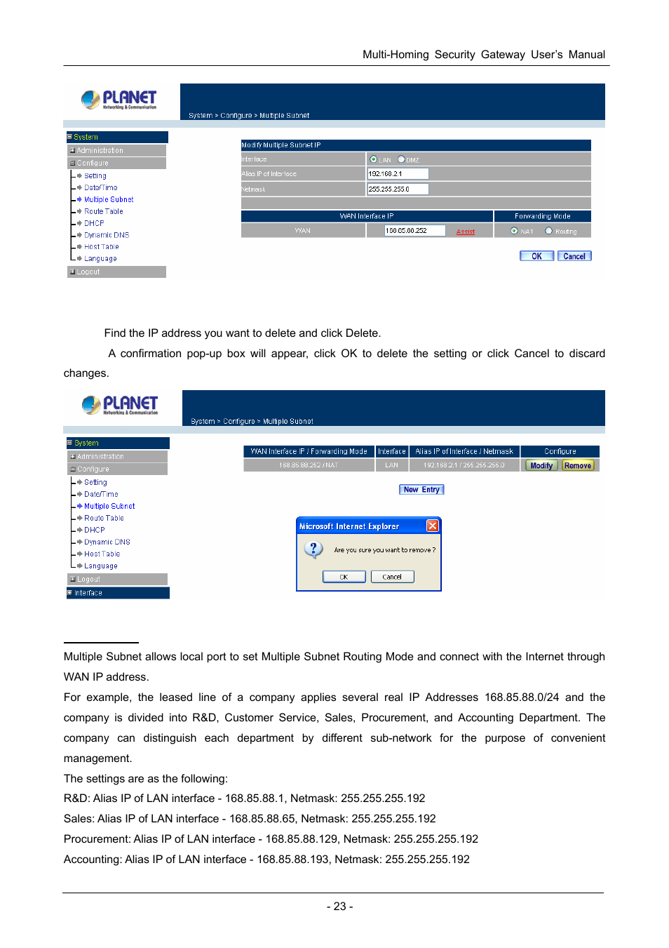 PLANET CS-1000 User Manual | Page 29 / 226