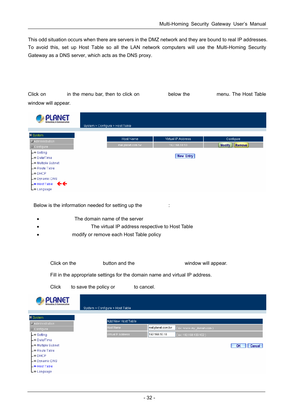 PLANET CS-1000 User Manual | Page 38 / 226
