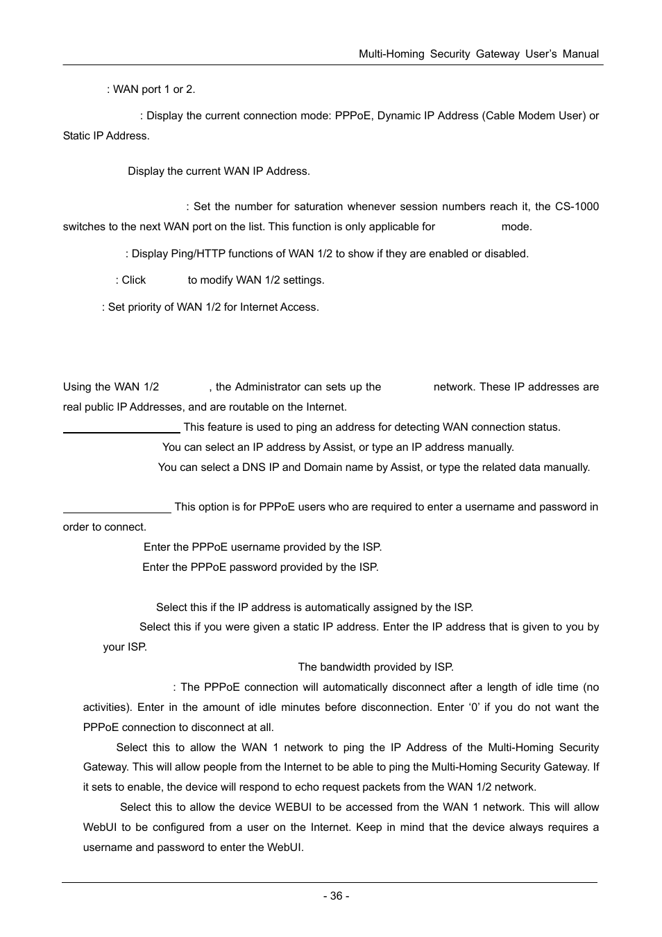 PLANET CS-1000 User Manual | Page 42 / 226