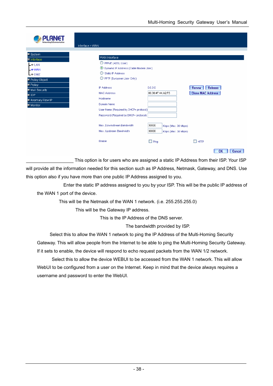 PLANET CS-1000 User Manual | Page 44 / 226