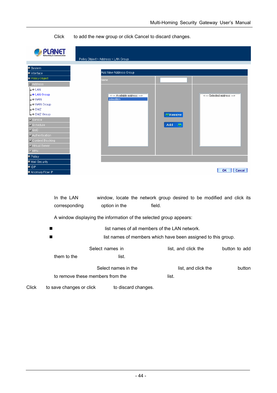 PLANET CS-1000 User Manual | Page 50 / 226