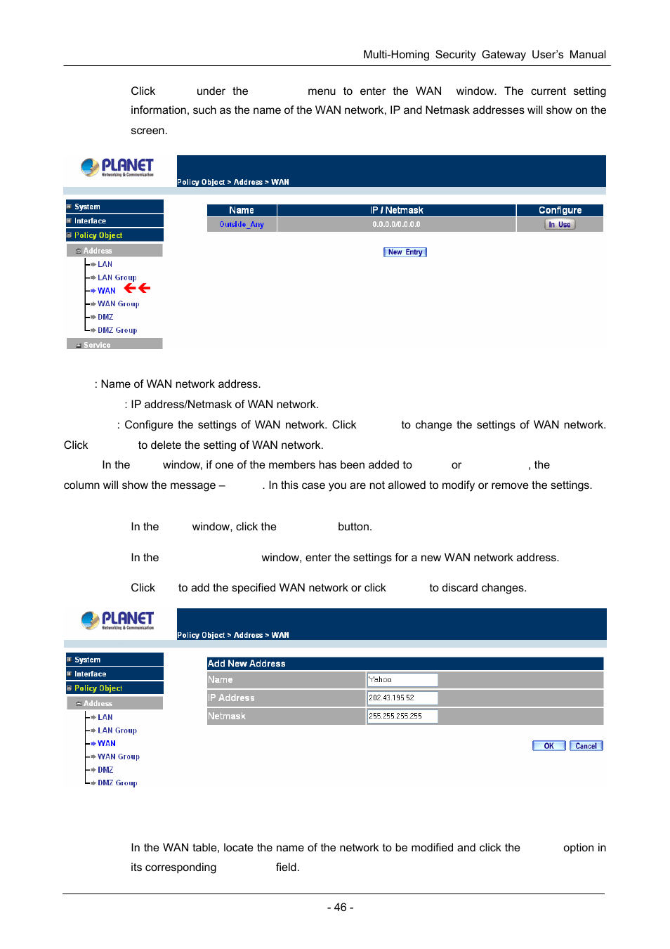 PLANET CS-1000 User Manual | Page 52 / 226