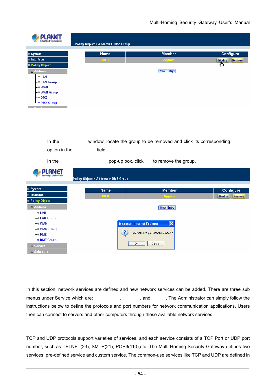 2 service | PLANET CS-1000 User Manual | Page 60 / 226