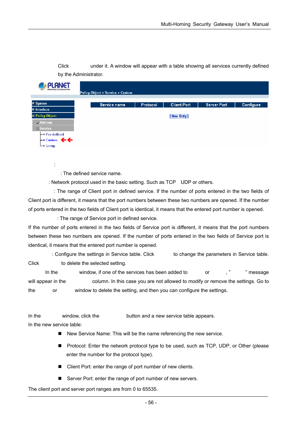 2 custom | PLANET CS-1000 User Manual | Page 62 / 226