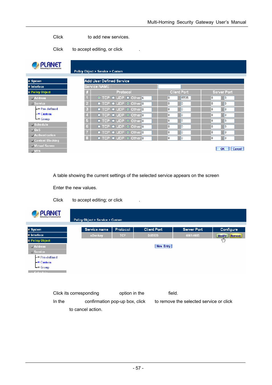 PLANET CS-1000 User Manual | Page 63 / 226