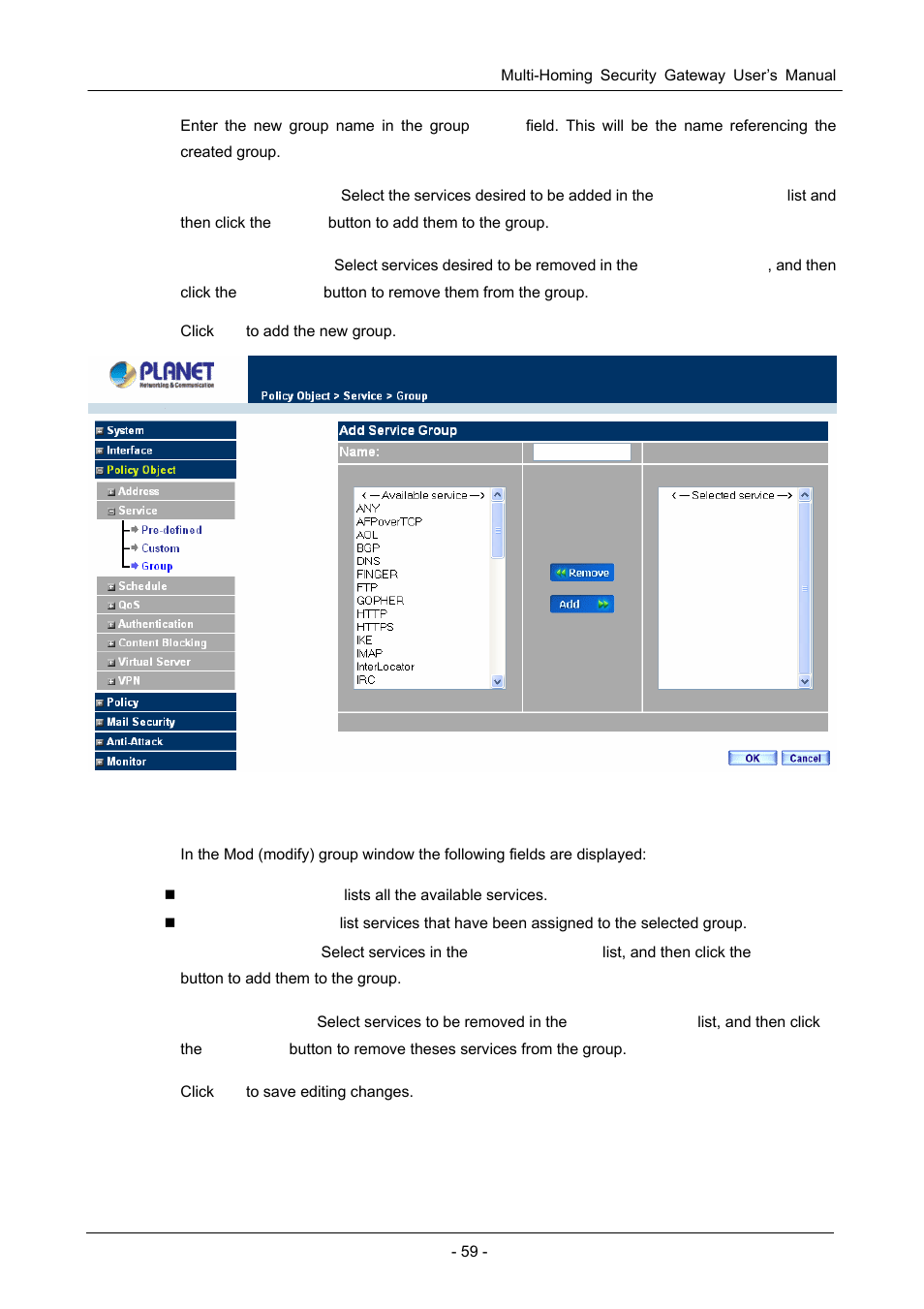 PLANET CS-1000 User Manual | Page 65 / 226