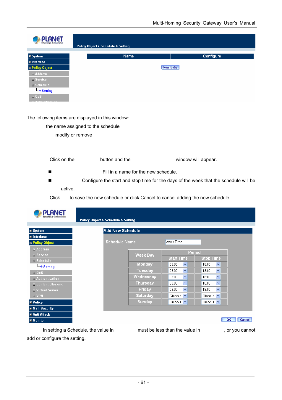 PLANET CS-1000 User Manual | Page 67 / 226