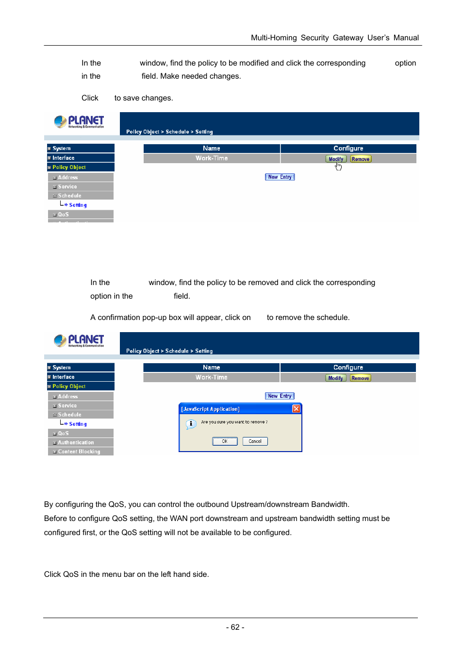 4 qos | PLANET CS-1000 User Manual | Page 68 / 226