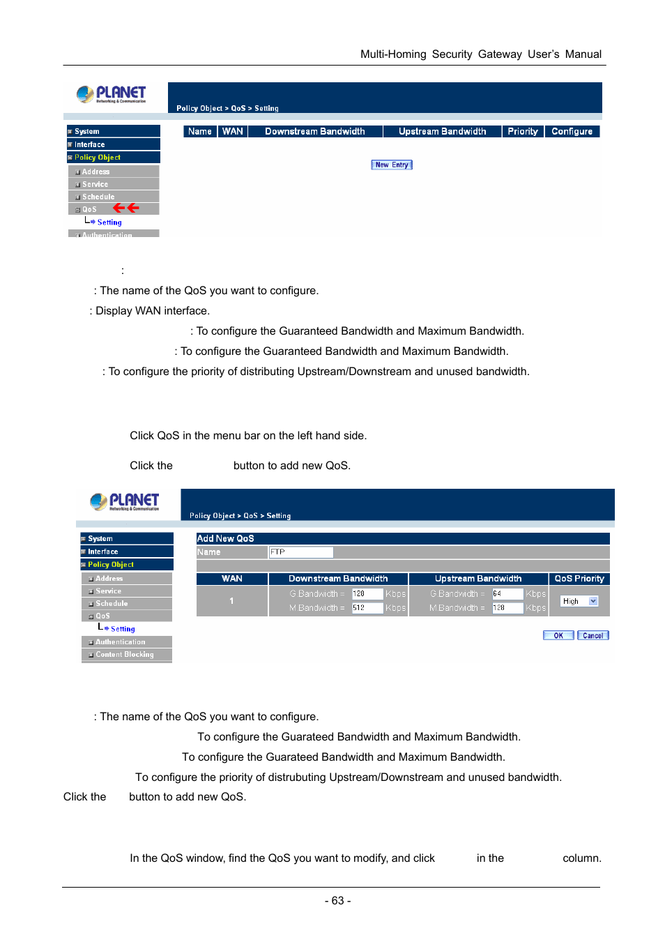 PLANET CS-1000 User Manual | Page 69 / 226