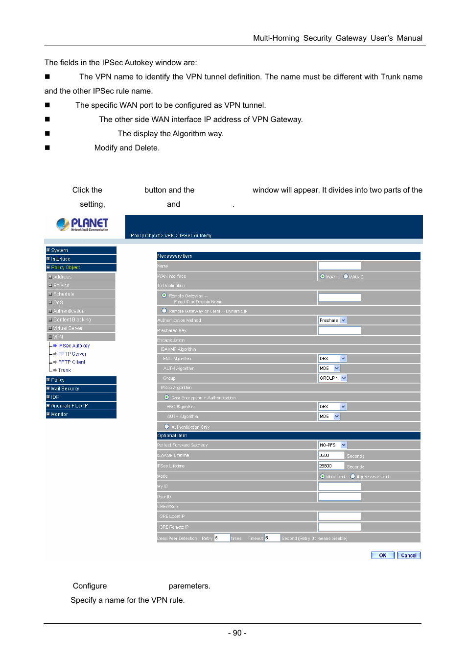 PLANET CS-1000 User Manual | Page 96 / 226