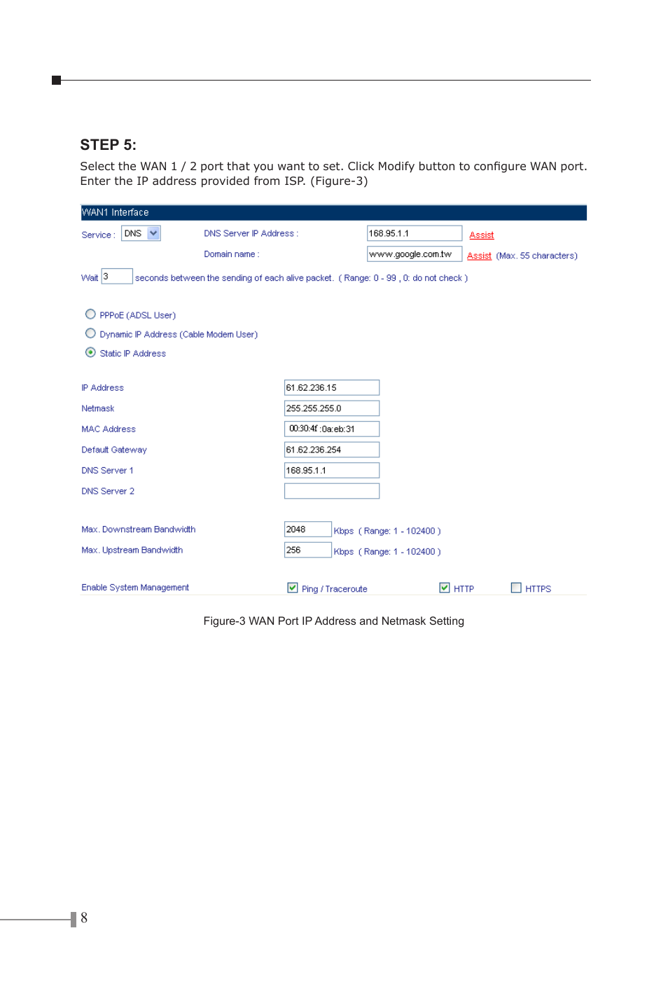 PLANET CS-2000 User Manual | Page 8 / 13