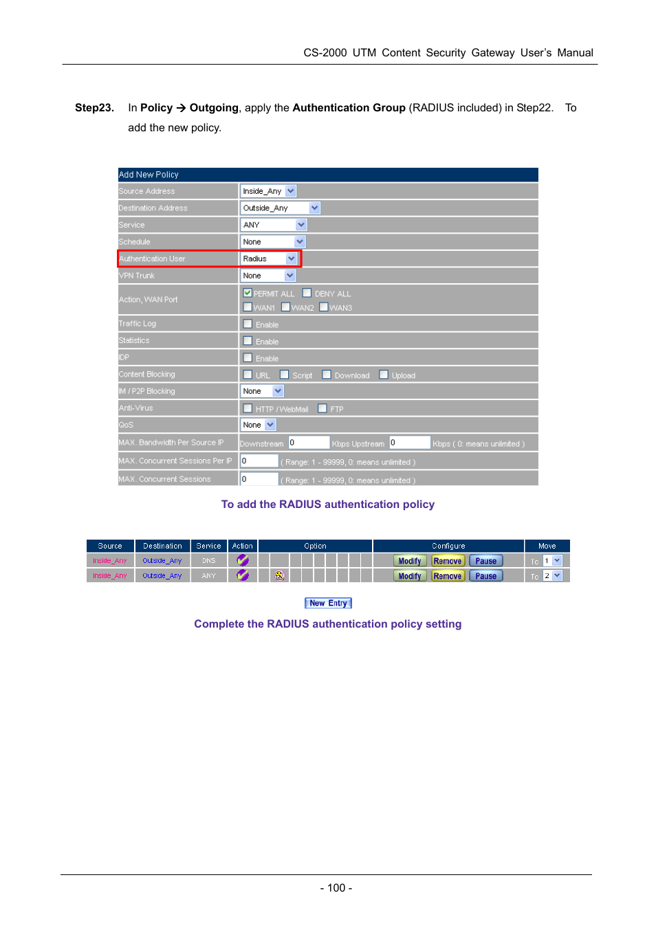 PLANET CS-2000 User Manual | Page 106 / 573