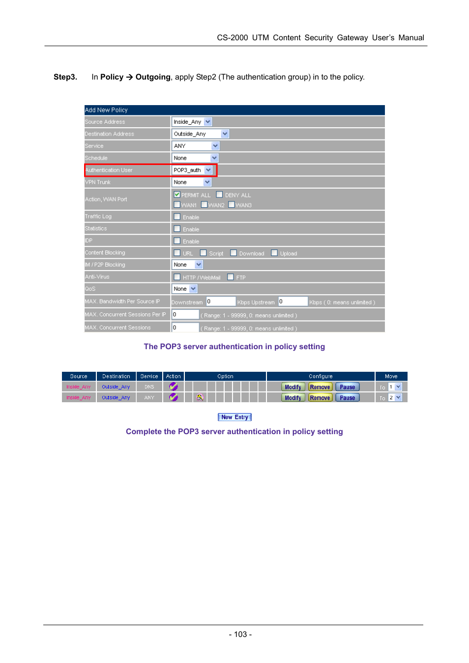 PLANET CS-2000 User Manual | Page 109 / 573