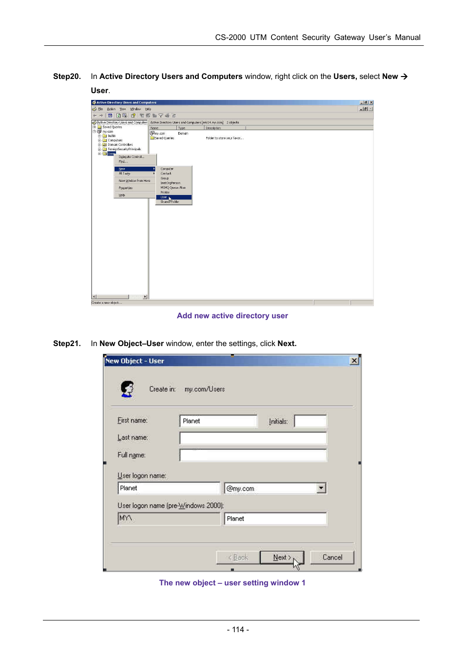 PLANET CS-2000 User Manual | Page 120 / 573