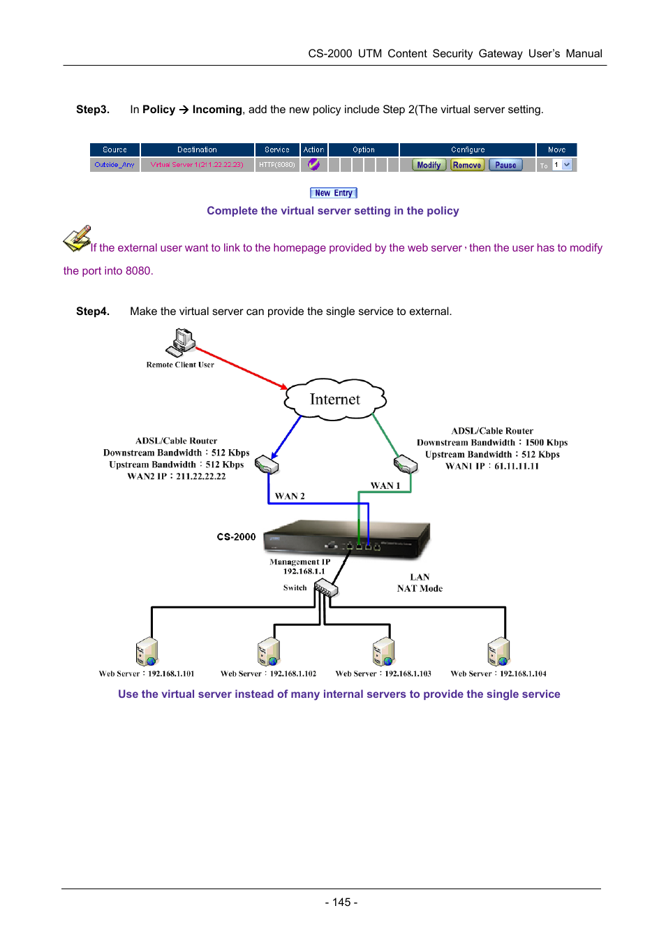 PLANET CS-2000 User Manual | Page 151 / 573