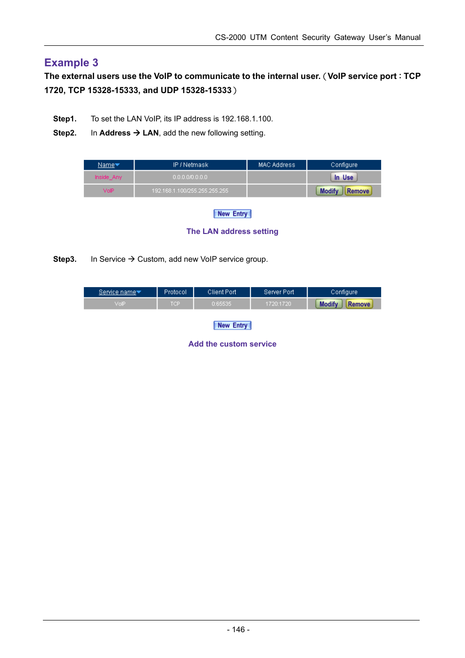 Example 3 | PLANET CS-2000 User Manual | Page 152 / 573