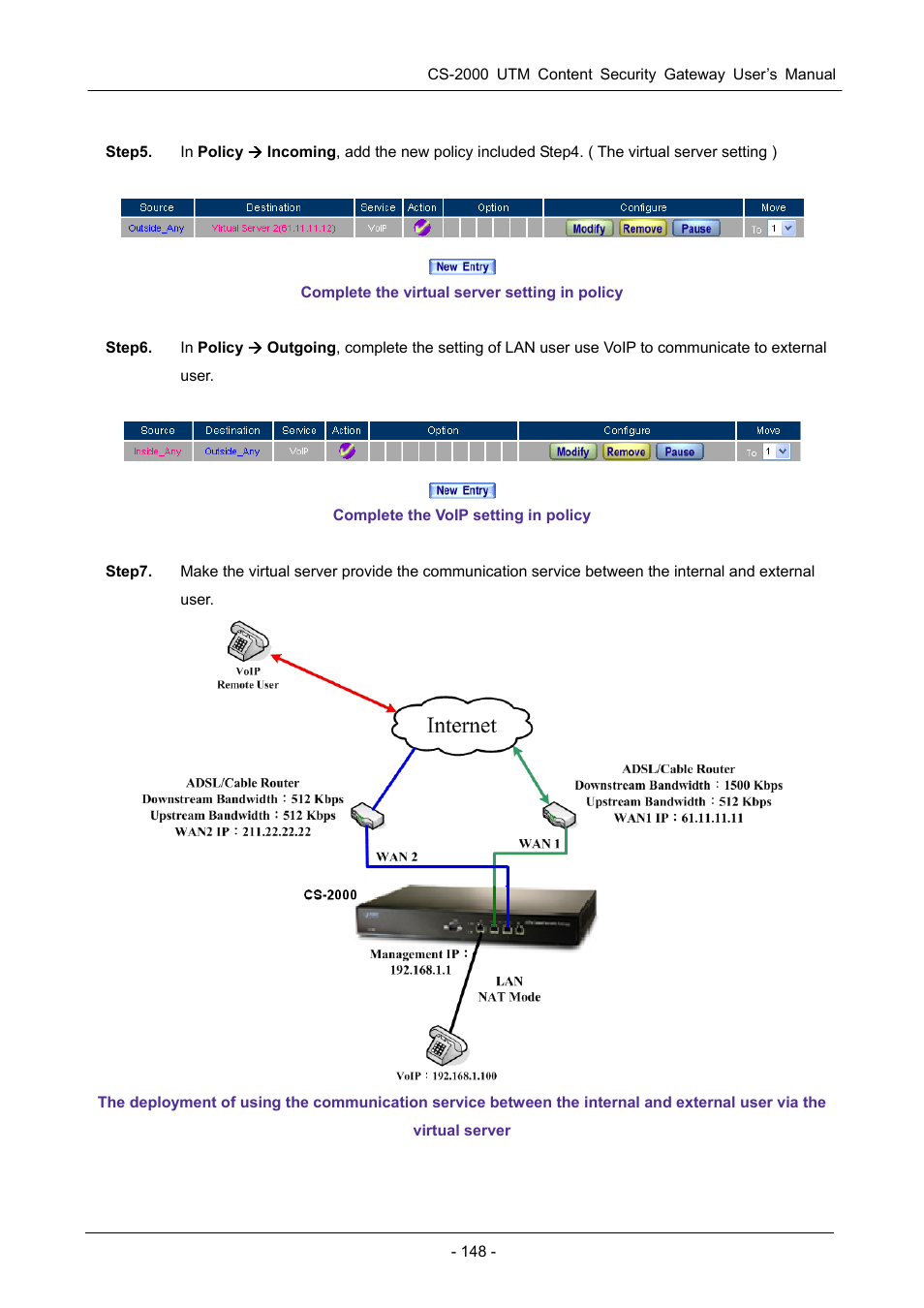 PLANET CS-2000 User Manual | Page 154 / 573