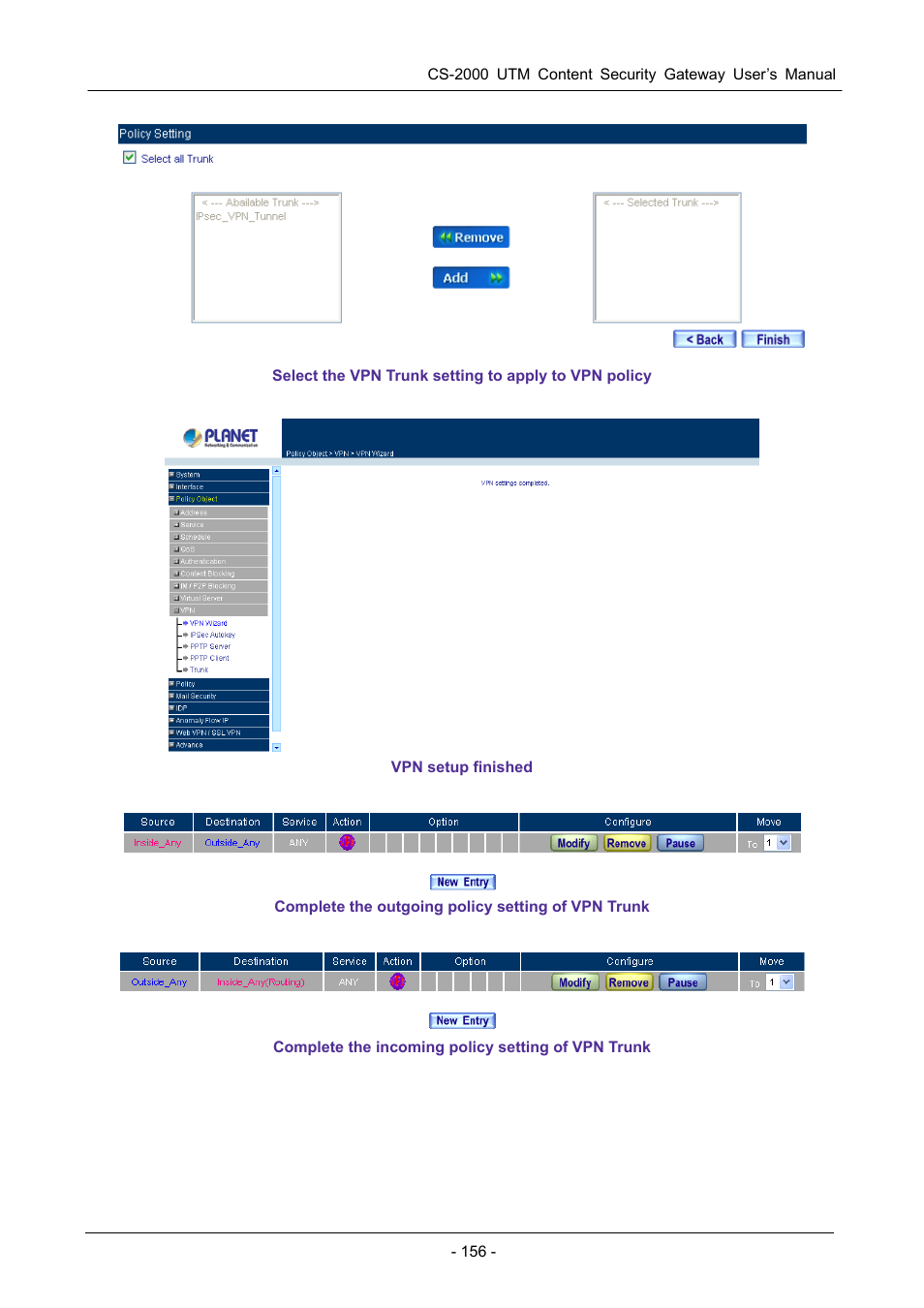 PLANET CS-2000 User Manual | Page 162 / 573