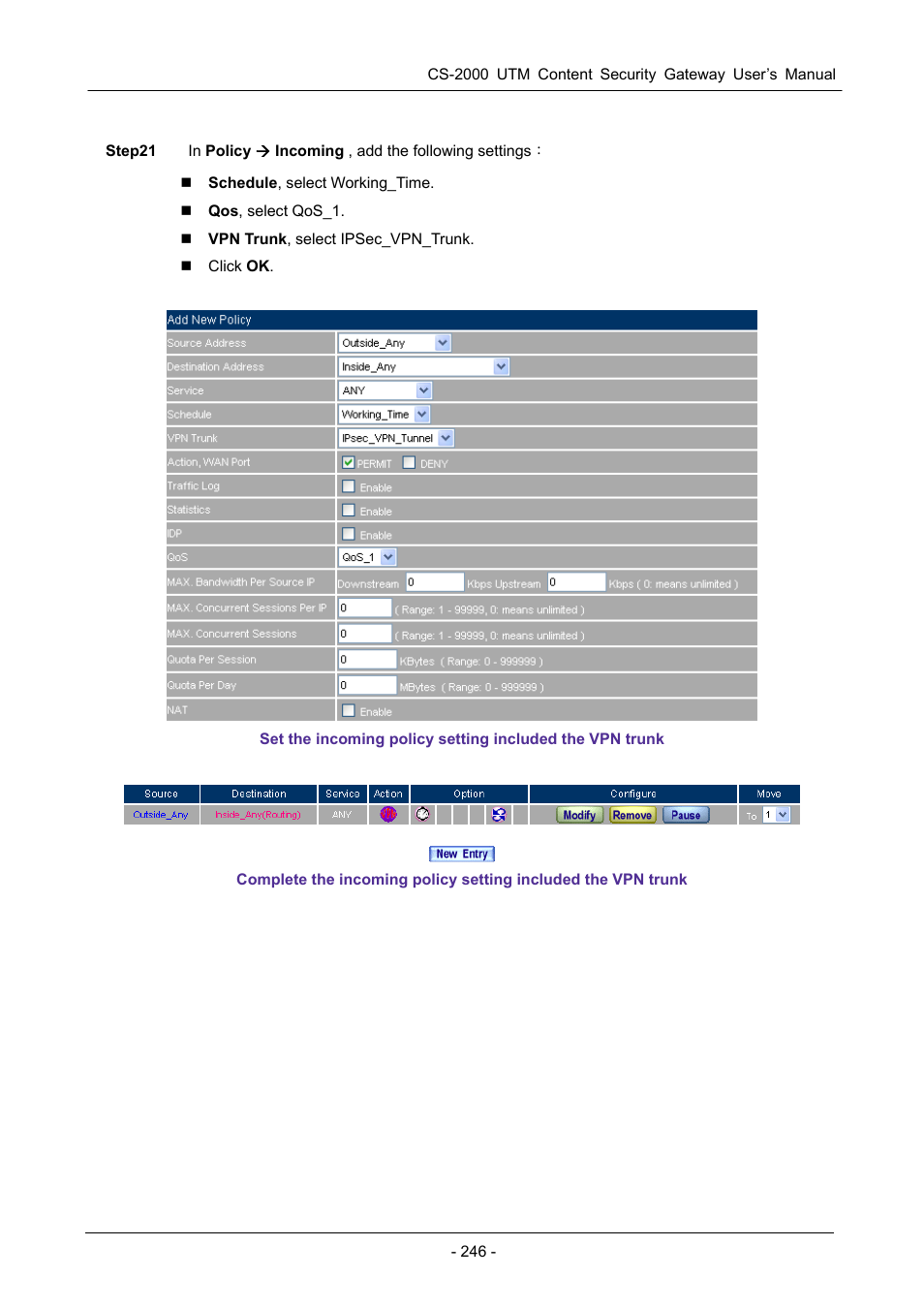 PLANET CS-2000 User Manual | Page 252 / 573