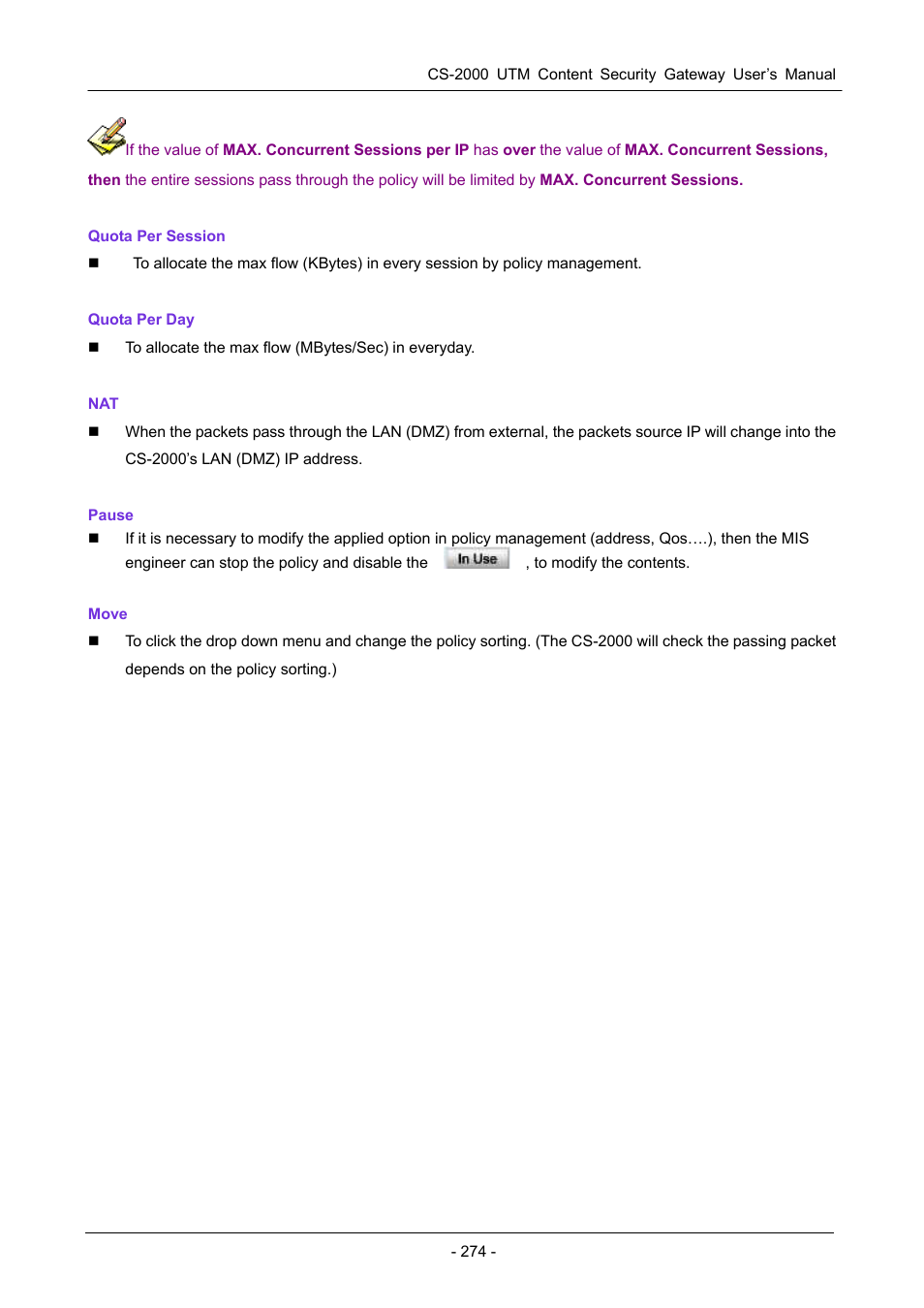 PLANET CS-2000 User Manual | Page 280 / 573