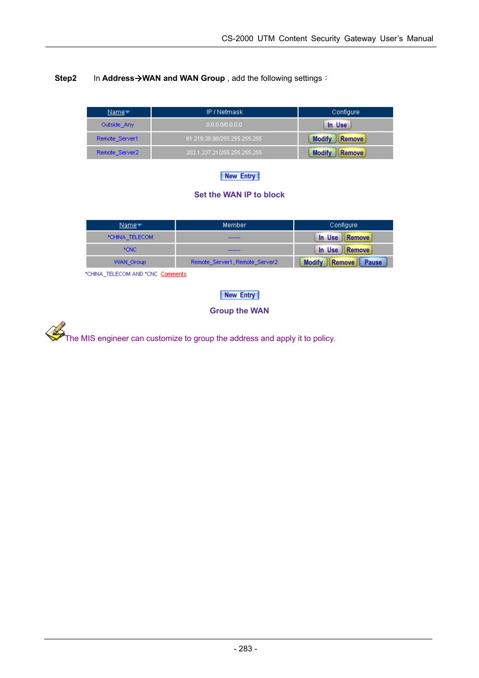 PLANET CS-2000 User Manual | Page 289 / 573