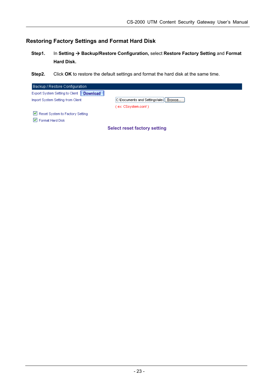 PLANET CS-2000 User Manual | Page 29 / 573