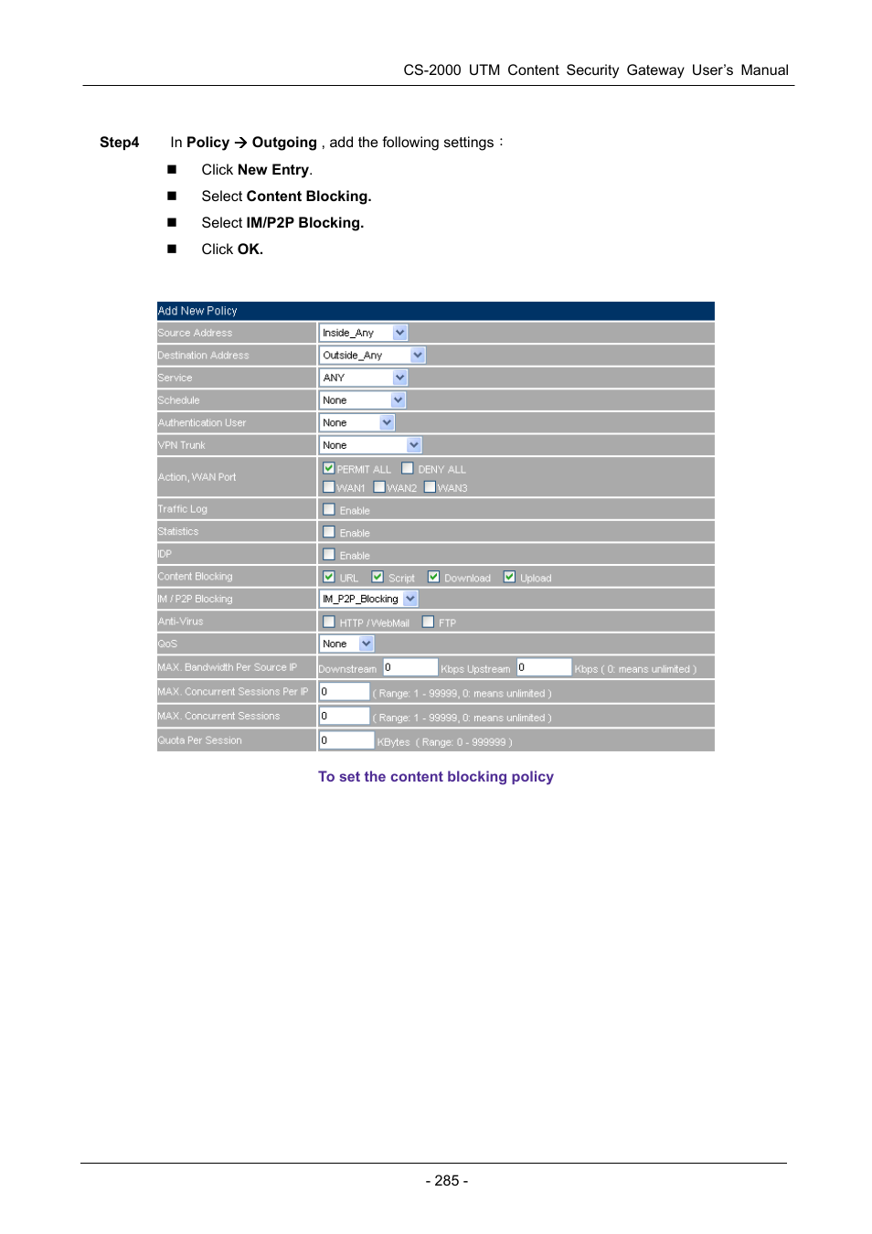 PLANET CS-2000 User Manual | Page 291 / 573