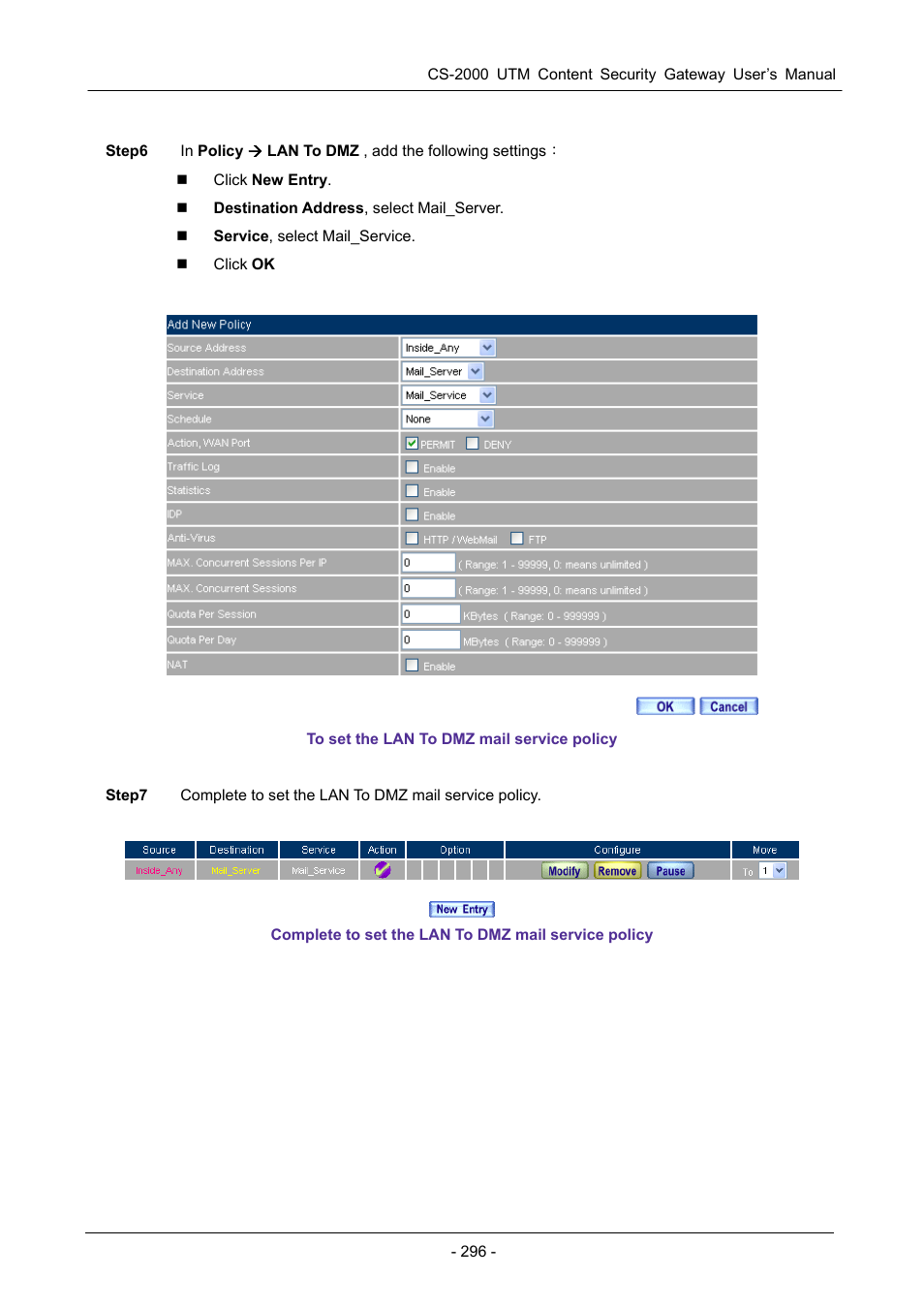 PLANET CS-2000 User Manual | Page 302 / 573