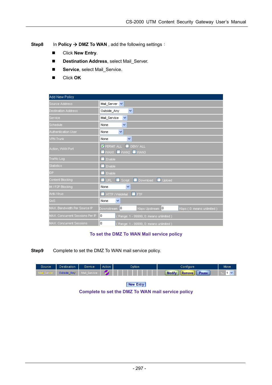 PLANET CS-2000 User Manual | Page 303 / 573