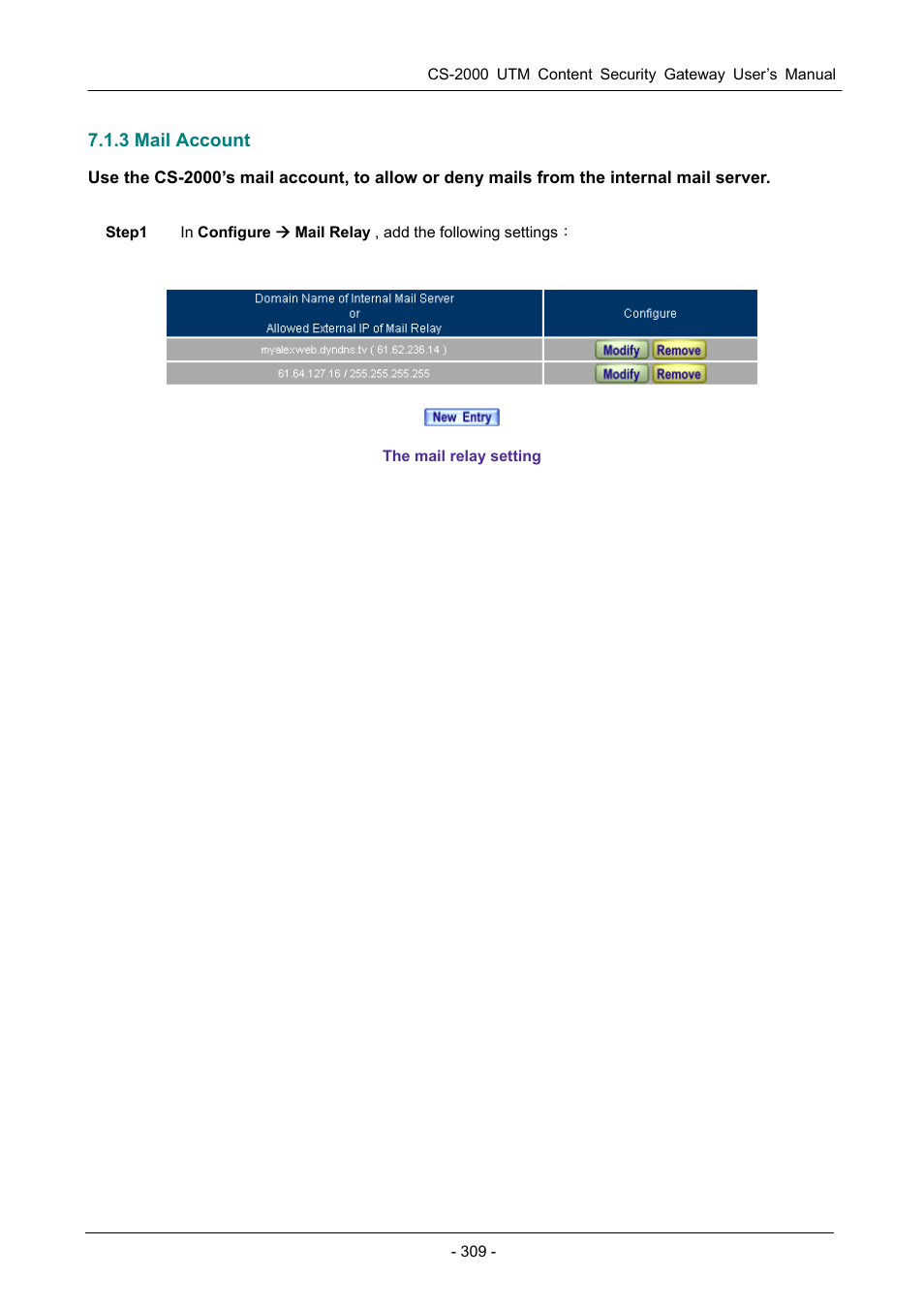 3 mail account | PLANET CS-2000 User Manual | Page 315 / 573