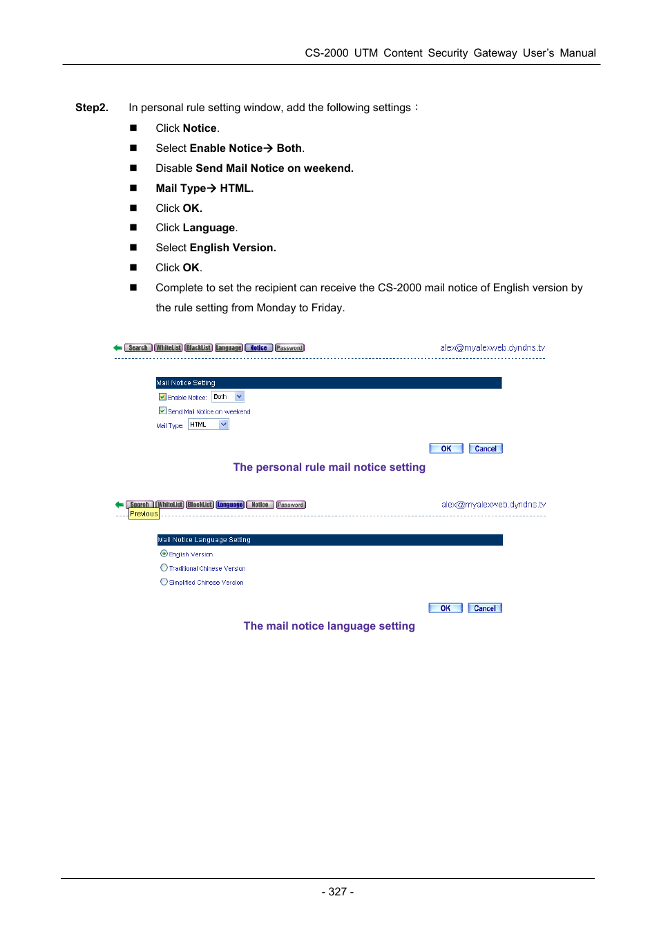 PLANET CS-2000 User Manual | Page 333 / 573